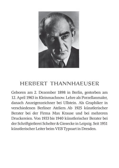 Herbert Thannhaeuser (DEU) - Klingspor Museum