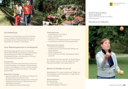 Flyer_Adipositas, PDFVersion, 1 MB Klinik Alpenblick