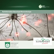 Fachinformation Neurologie/Neuroonkologie - Klinik Bavaria