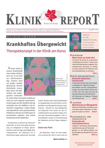 Krankhaftes Übergewicht - Klinik am Korso gGmbH