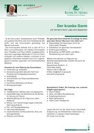 Der kranke Darm - Klinik St. Georg