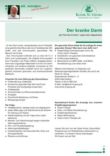 Der kranke Darm - Klinik St. Georg