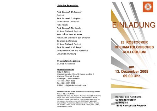 Flyer im PDF-Format - Klinikum Südstadt Rostock