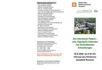 PDF-Flyer - Klinikum Südstadt Rostock
