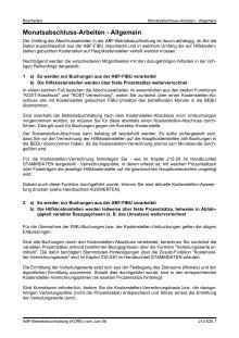 Monatsabschluss Magazine