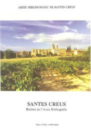 ARXIU BIBLIOGRÀFIC DE SANTES CREUS - Tinet