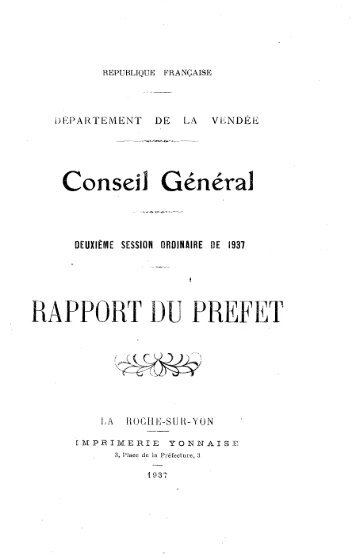RAPPORT D- FlinvElt - Archives de Vendée - Conseil Général de la ...