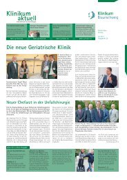 Ausgabe Nr. 29 / Juli 2012 - Städtisches Klinikum Braunschweig