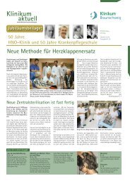 Ausgabe Nr. 30 / Oktober 2012 - Städtisches Klinikum Braunschweig