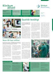 Ausgabe Nr. 28 / Februar 2012 - Städtisches Klinikum Braunschweig