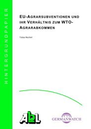 Eu-Agrarsubventionen und ihr Verhältnis zum Wto-Agrarabkommen