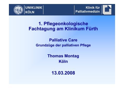 Vortrag zum Download - Klinikum Fürth