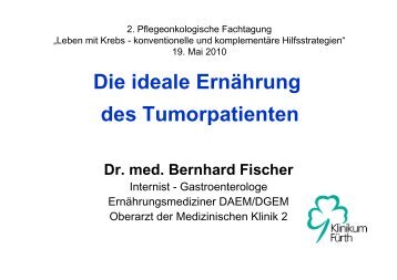 Ern hrung des Tumorpatienten - Klinikum Fürth