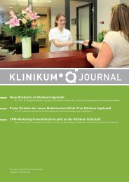 X213 110530 01 Klinikum Journal 1 2011 - Klinikum Ingolstadt