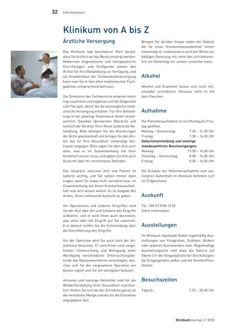 Ausgabe 2 | 2010 - Klinikum Ingolstadt