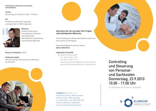 Gesprächsführung mit Patienten Kommunikations - Klinikum Ingolstadt