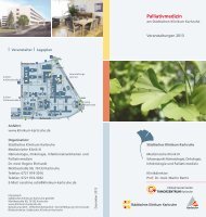 Informationsflyer Blutspende Stadtisches Klinikum Karlsruhe