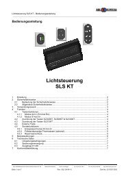 Lichtsteuerung SLS KT - ABL Sursum