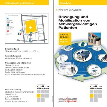 Bewegung und Mobilisation von schwergewichtigen Patienten