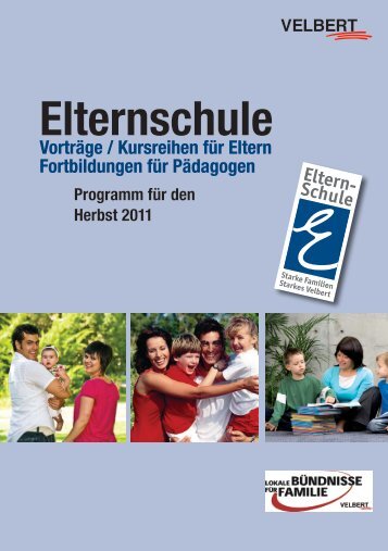 Allgemeines Programm der Elternschule Velbert Herbst 2011 [4