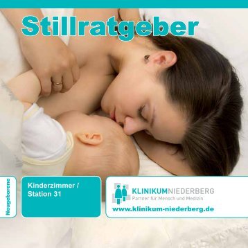 Broschüre "Stillratgeber" - Klinikum Niederberg