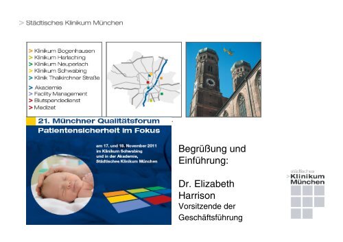 Begrüßung und Einführung: Dr. Elizabeth Harrison - Städtisches ...