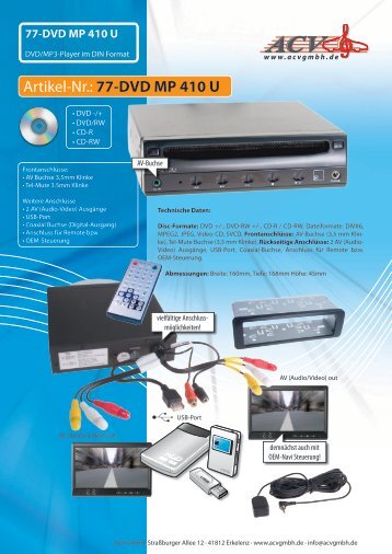 77-DVD MP 410 U - ACV