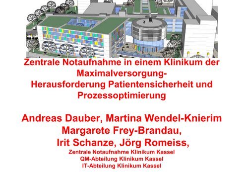 Zentrale Notaufnahme in einem Klinikum der Maximalversorgung