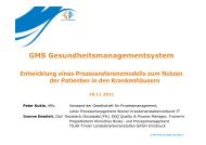GMS-Gesundheitsmanagementsystem - Entwicklung eines ...