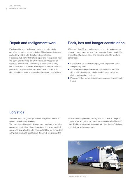 New corporate brochure (PDF) - ABL-TECHNIC