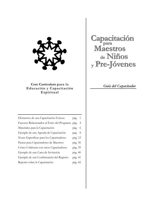 Guía del Capacitador - Core Curriculum