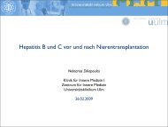 Hepatitis B und C vor und nach ... - Klinikum Stuttgart