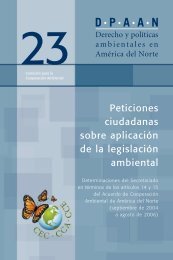 Derecho y políticas ambientales en América del Norte