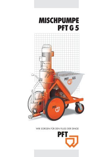 MISCHPUMPE PFT G 5 - KLP - Baumaschinen