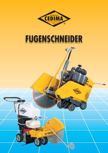 FUGENSCHNEIDER - KLP - Baumaschinen