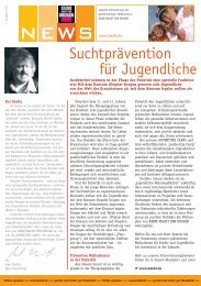 Newsletter - Keine Macht den Drogen