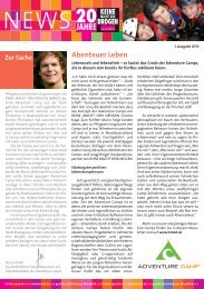 Newsletter - Keine Macht den Drogen