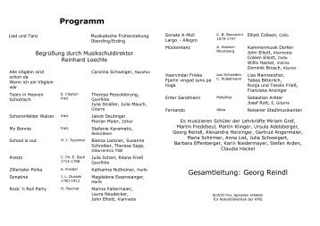 Programm - Kreismusikschule Erding