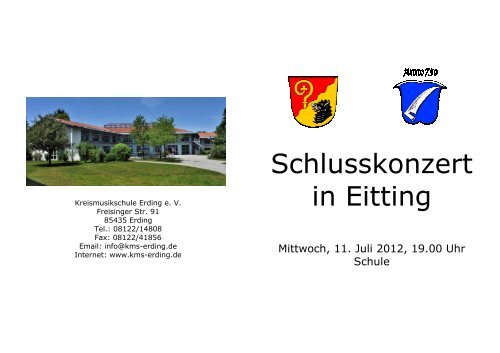 Programm - Kreismusikschule Erding