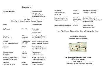 Programm - Kreismusikschule Erding