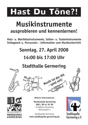 Flyer mit genauem Zeitplan - Kreismusikschule Fürstenfeldbruck e.V.