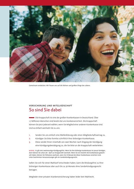 Ihre Kranken- und Pflegeversicherung (PDF/1 MB) - Knappschaft