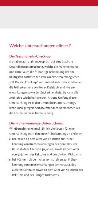 Die Früherkennungs-Untersuchungen (PDF/133 KB) - Knappschaft