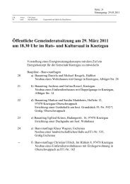 Öffentliche Gemeinderatssitzung am 29. März 2011 um ... - Knetzgau