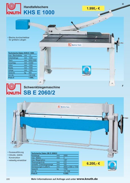 Katalog als PDF herunterladen - Knuth.de