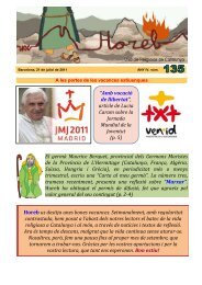 Horeb ANY IV. núm. 135 - Unió de Religiosos de Catalunya - Confer