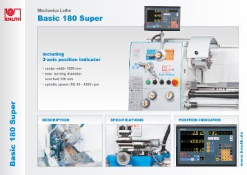 Basic 180 Super Basic 180 Super - Knuth.de