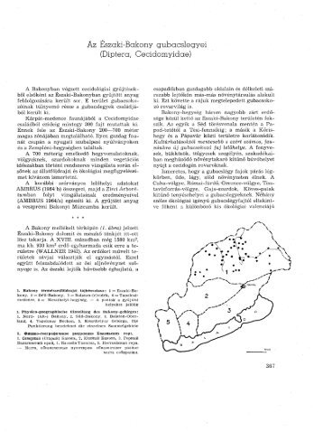 Az Északi-Bakony gubacslegyei (Diptera, Cecidomylidse) - EPA