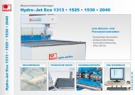 Hydro-Jet Eco 1313 â¢ 1525 â¢ 1530 â¢ 2040 - Knuth.de