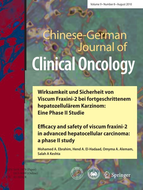 Efficacy and safety of viscum fraxini-2 in advanced hepatocellular